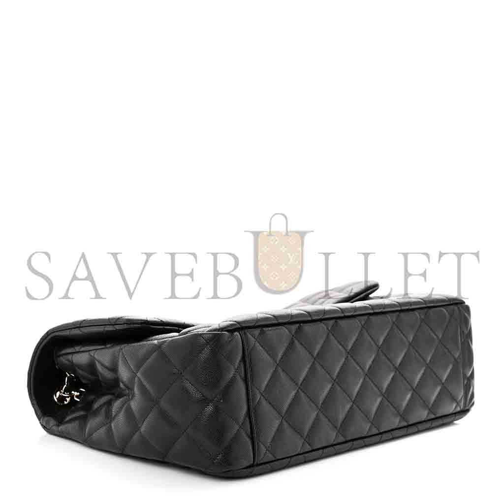 Ch*el master maxi cf40 caviar quilted travel flap bag (40*27*12cm)